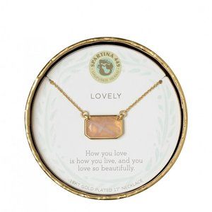 SEA LA VIE WATERCOLOR NECKLACE 17" LOVELY/ROSE QUARTZ